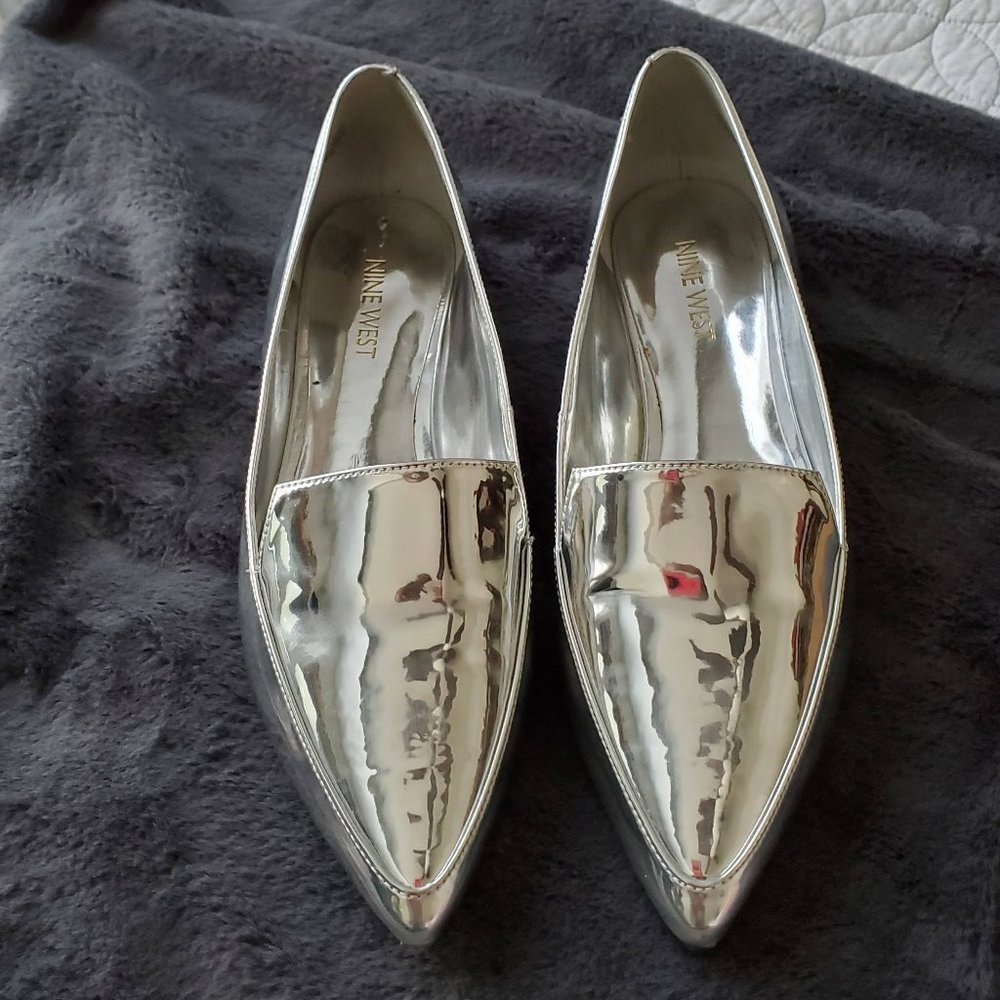 Nine West Abay Metallic Flats